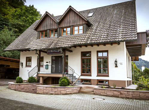 Mauerbau in Wolfach, Garten- und Eingangsumrandung