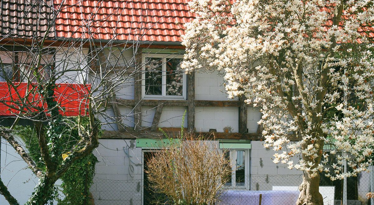 Sanierungsarbeiten an einem Altbau durch Vollmer Bau